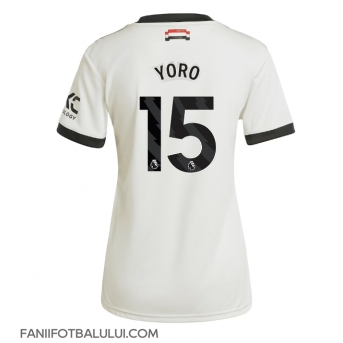 Manchester United Leny Yoro #15 Tricou Fotbal Replică 2024-25 Femei Treilea